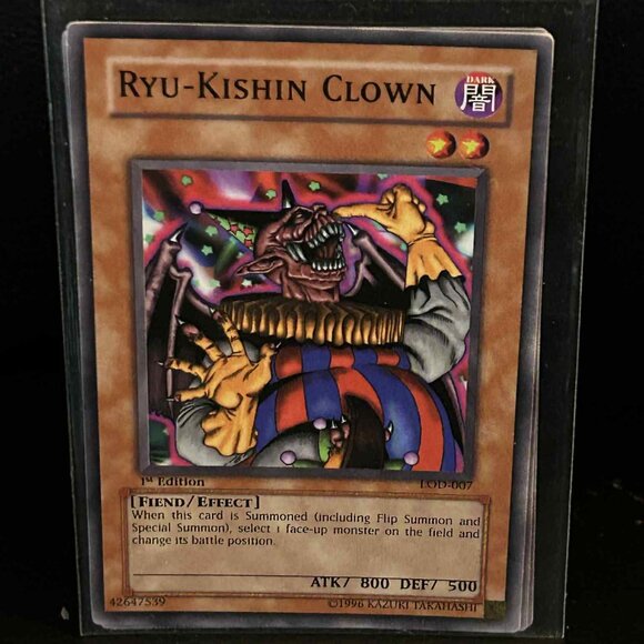 Ryu-Kishin Clown - LOD-007 - Common - 1st Edition Legacy of Darkness Yu-Gi-Oh! - Picture 1 of 1